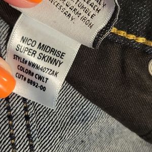 Hudson skinny jeans, 26, dark blue. Like new